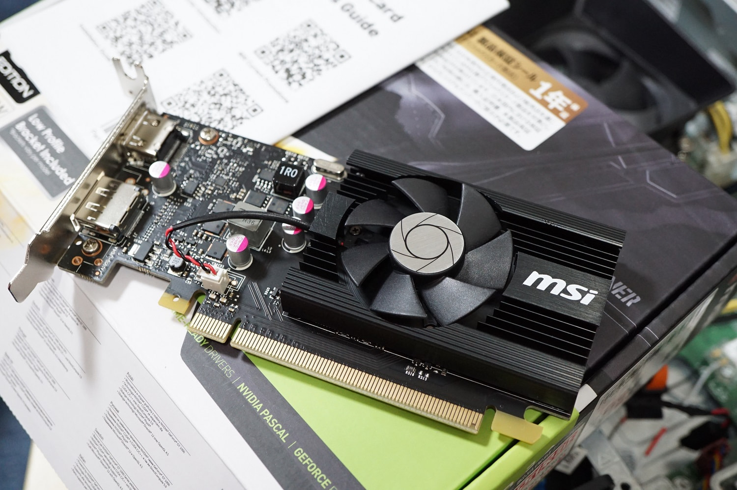 NVIDIAのグラフィックボードGeforce GT1030